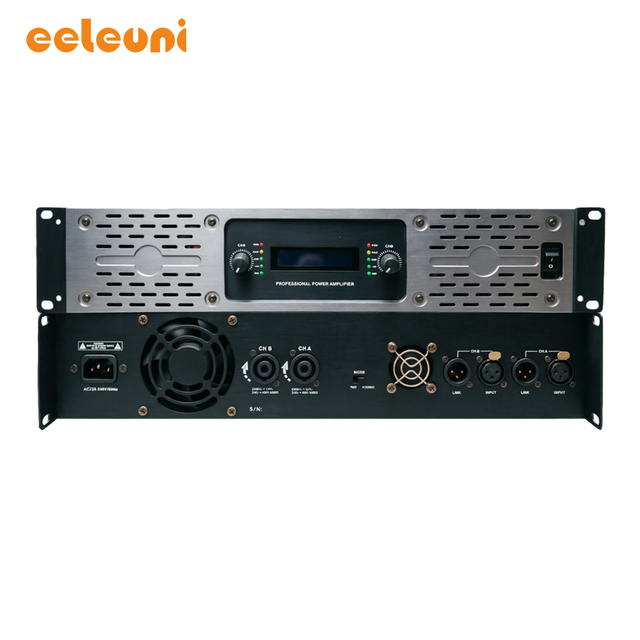 Class D Amp Two Channel Professional Power Amplifier Big Power for Stage for KTV in Light Weight D-800