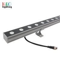 Lampe murale étanche 36W DMX RGB LED pour éclairage extérieur réglable pour projets hôteliers Décorations de Noël IP65