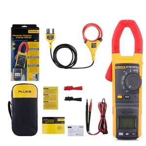 Fluke 381 display remoto verdadeiro, medidor de alta tensão, iflex 1000a ac/dc, sonda destacável, multímetro braçadeira genuína