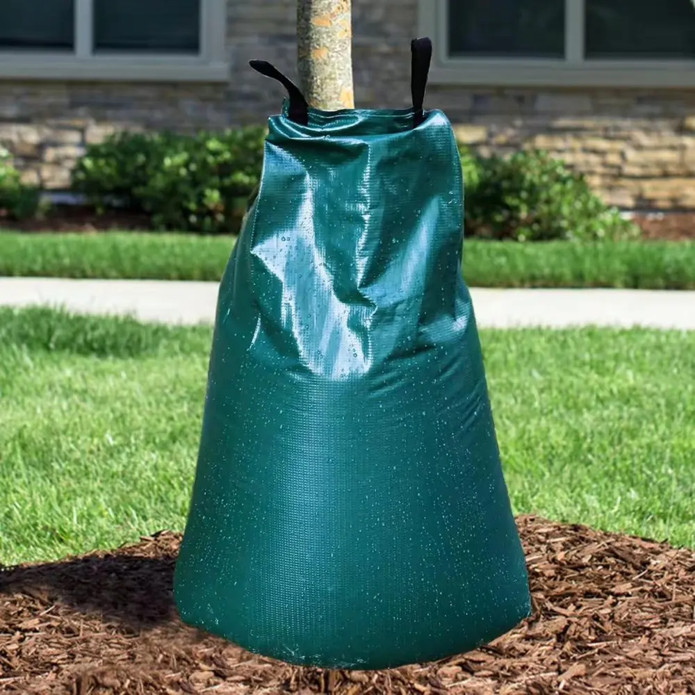 20 Gallon Heavy Duty PVC Tree Watering Bag Automatic Drip Irrigation Slow Release Drip Water Bag for Tree Water