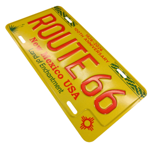 Mini placas de matrícula metálicas en relieve 3D, placas de registro de vehículos personalizadas para decoración - Product Image 3