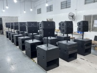 Sandy MX2.1 Single 10-inci Two-way Line Array 18-inci Active Subwoofer Speaker Portabel