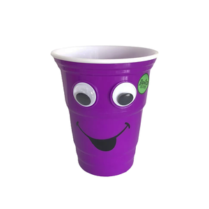 Vente directe d'usine Robuste Monstre Violet Tasses De Fête Expressions Drôles pour Noël ou Anniversaire Boire Tasses De Dégustation - Product Image 1