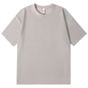 HEALY Personalizza la Nuova T-shirt Solana da 220 grammi con Effetto Ghiaccio, Collo Rotondo e Spalle Aperte, Design <span class=keywords><strong>a</strong></span> Manica Corta in Tinta Unita - Product Image 1