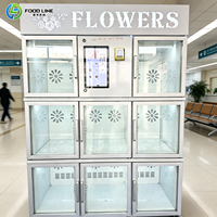 Distributeur automatique de fleurs à écran tactile haut de gamme pour hall d'exposition
