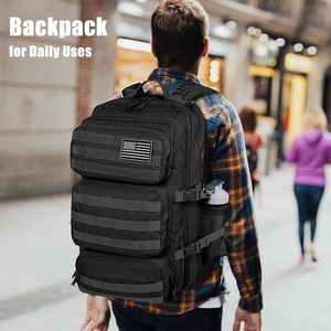 50L Luxury <b>Heavy</b> <b>Duty</b> Hiking Rucksack Waterproof Portable Tactical <b>Backpack</b> with Polyester Lining for Men - Product Image 4