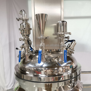 Sàn đứng cho chất lỏng xà phòng mỡ kem làm cho máy hút chân không cao cắt homogenizer trộn mỹ phẩm Thiết bị sản xuất - Product Image 4