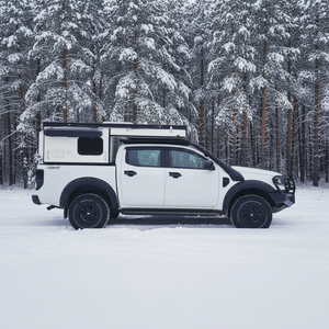 Camioneta 4x4 Ligera de Lujo con Remolque Camper, Tienda de Campaña Plegable, Autocaravana para 2-3 Personas con Estilo Moderno - Product Image 4