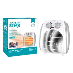 WINNING STAR ST-4084 New Arrive 2000W Infared Air Portable Mini Space Electric Fan Heater For Home Bedroom Office
