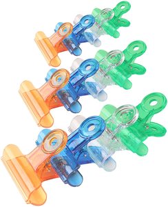 36 Cái Đầu Tròn Clip Mùa Xuân Nhựa Đầy Màu Sắc Chất Kết Dính Clip Bulldog Chất Kết Dính Clip Giấy Tùy Chỉnh - Product Image 1