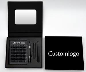 Nhãn Hiệu Riêng Lash Cụm Kit Phân Khúc Lash Mở Rộng In Logo DIY Cụm Lông Mi Kit Đôi Lông Mi Keo Trái Phiếu Và Con Dấu - Product Image 1