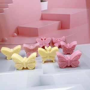 Grosir cetakan kue silikon berbentuk kupu-kupu alat panggang cetakan untuk kue coklat makanan penutup permen Mousse kue polimer - Product Image 4