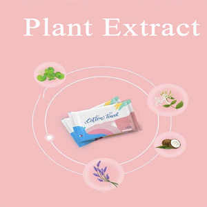 OEM Logo privé Soins de la peau Biodégradable Désodorisant de poche Biodégradable Haute teneur en eau Nettoyage du corps Lingettes humides - Product Image 5