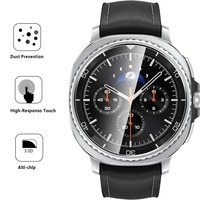 Protection d'écran en verre trempé 2.5D 9H pour Watch 8 44mm, film transparent anti-rayures sans bulles, compatible avec les modèles 40mm