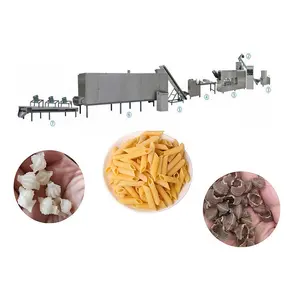 Productielijn Italiaanse Pasta Extruder Macaroni Kort Gesneden Pasta Maken Machine Macaroni Pasta Spaghetti Machine