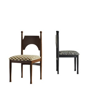 Chaise <span class=keywords><strong>de</strong></span> salle à manger classique en bois massif noir, dossier arqué, coussin en tissu vert, structure robuste pour <span class=keywords><strong>la</strong></span> maison, les restaurants et l'usage commercial - Product Image 6