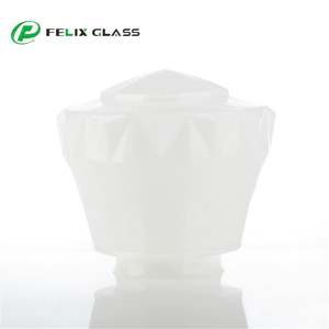 Abat-jour en verre opale blanc personnalisé, durable, fait main, design moderne, écologique, garantie 3 ans pour les couvertures intérieures - Product Image 2