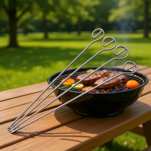 เวสต์มาร์ก ชุดเหล็กเสียบย่าง 4 ชิ้น ทำจากสแตนเลส อุปกรณ์บาร์บีคิว - Product Image 3