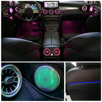 Kit d'éclairage d'ambiance 64 couleurs pour Mercedes Benz Classe C GLC 2015+ (W253, X253, W205) – Remplacement de l'éclairage intérieur