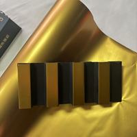 2025 exclusivo clásico mate color oro estampado en caliente paneles de pared y marcos de fotos con lujo atemporal