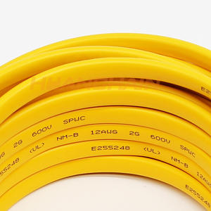 600 В 12/2 12AWG 2 проводник Изолированная Куртка Желтый строительный провод с ПВХ изоляцией для подземного применения - Product Image 3