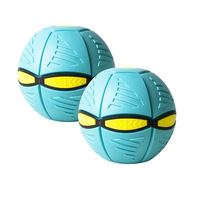 Ballon Magique UFO en Plastique à Presser pour Garçons - Jouet Balle Rebondissante Transformable à Pousser des Pieds pour Enfants et Bébés