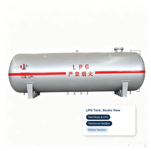 Réservoir de stockage GPL hors sol pour <span class=keywords><strong>propane</strong></span>/butane, réservoir sous pression 1,7 MPa, certifié ASME/ISO, en acier au carbone - Product Image 4
