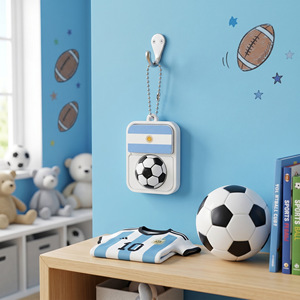 Porte-clés Fidget <span class=keywords><strong>Coupe</strong></span> du <span class=keywords><strong>Monde</strong></span> 2026, Clicker de <span class=keywords><strong>football</strong></span>, Pendentif drapeau national, Cadeau pour supporter - Product Image 5