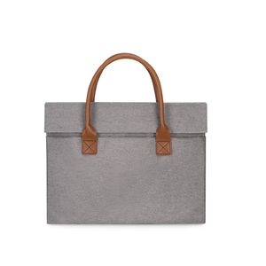 Housse d'ordinateur portable personnalisée avec logo et taille sur mesure, en cuir, avec poignée, pour une organisation professionnelle optimale - Product Image 6