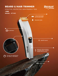 Máquina de Afeitar 12 en 1, Recortadora de Pelo, Juego de Cuchillas para Afeitar, Recortadora de Barba Recargable para Hombre - Product Image 2