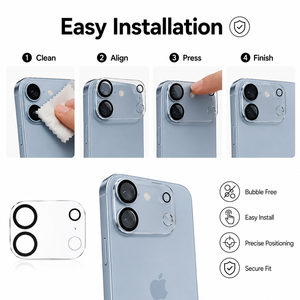 95% High Transparency Camera <b>Lens</b> <b>Protector</b> Anti Scratch Full Cover <b>Lens</b> Glass for iPhone Series - Product Image 4