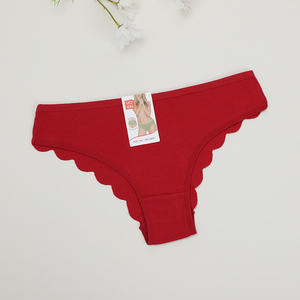 Culottes sans couture en coton ondulé UOKIN, culottes brésiliennes côtelées taille basse en coton de couleur unie, <span class=keywords><strong>sous</strong></span>-vêtements féminins sculptants pour les fesses - Product Image 6
