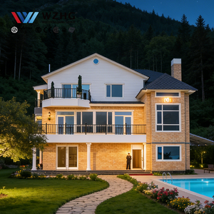 Maison à ossature métallique à assemblage rapide, 2 étages, pour hôtel, vente en gros, conforme aux normes IRC - Product Image 1