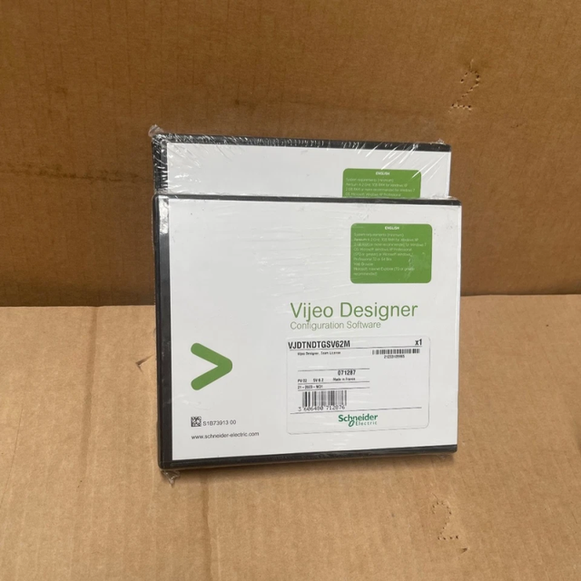 New and in Stock - VJDTNDTGSV62M - Vijeo Designer 6.2 HMI Software for PLC, PAC & Dedicated Ctrlrs