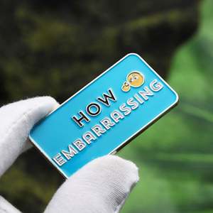 Imán de nevera personalizado de fábrica, imán de nevera de aleación metálica esmaltada plateada, logotipo, letras, palabras, imán de nevera promocional personalizado - Product Image 5