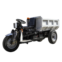 Mini volquete de rueda eléctrica con volquete de motor de núcleo para túnel de minería y máquina de eficiencia de volquete de construcción