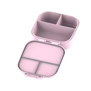 Adorable <strong>Princess</strong> Children's <strong>Lunch</strong> <strong>Box</strong>: Compact 3 Compartment Container with Secure Latch for Outings - Product Image 2