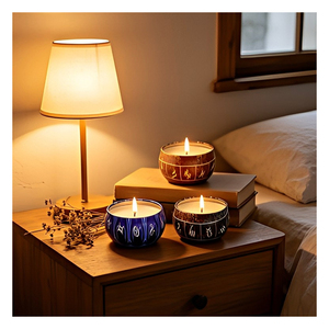 Pot à bougie argenté, coffret cadeau élégant, mélange aromatique, souvenir de cérémonie pour invités, présentation boutique, sélection de souvenirs - Product Image 6