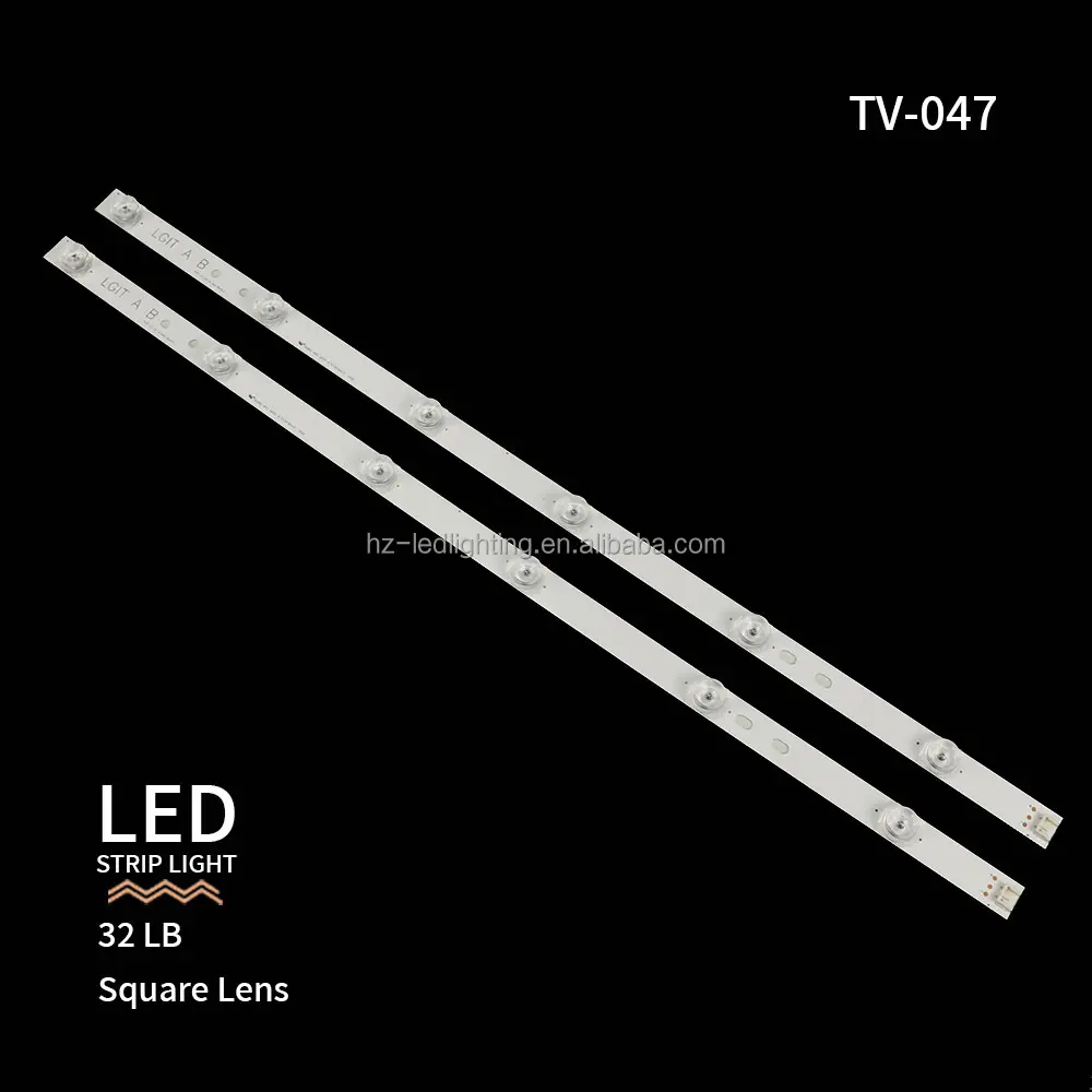 แถบไฟ LED 32นิ้ว,แผงด้านหลังทีวีโคมไฟแบคไลท์ Led 7ชิ้น8ชิ้นสำหรับ Lg 6916L-1296A A1 A2แผงทีวี Led