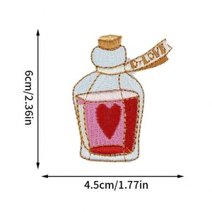 New Embroidered Iron on pink Sunglass Hat Star Cake <b>rainbow</b> Horss Patch for Clothing Hat Bag Decoration - Product Image 6