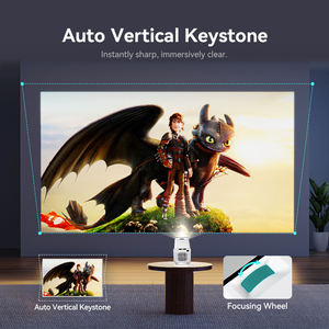 Android 13 LED Smart <strong>Projektor</strong> Auto Keystone USB Built-in Speakers Projector for Smart Home - Product Image 3