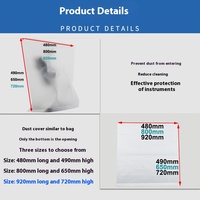 Vente en gros 920X720mm Housse de protection contre la poussière pour microscopes OEM personnalisable empêche le noir de lampe d'entrer dans les laboratoires