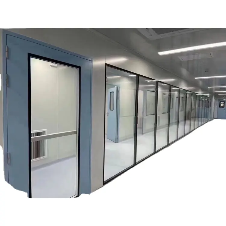 Sala limpa modular ISO 7 do projeto turnkey usada em fábricas de eletrônicos de precisão