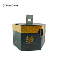 Boîte-cadeau personnalisée haut de gamme pour bière, en carton ondulé avec pelliculage mat, pour la restauration et les banquets de bière