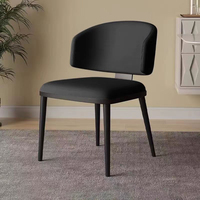 Chaises de Salle à Manger Style Minimaliste Vente Directe Usine, Chaises de Repas de Luxe Modernes pour la Maison, Chaise de Salle à Manger Nordique en Cuir Rembourré