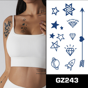 Adesivi Semi-permanenti a base di erbe del <span class=keywords><strong>tatuaggio</strong></span> impermeabili per 15 giorni all'ingrosso delle gambe lettere del braccio adesivi del succo falso del <span class=keywords><strong>tatuaggio</strong></span> - Product Image 1