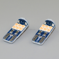 Ampoule LED de voiture rouge, blanche, jaune, 3030, 15 SMD, 15 LED, plaque d'immatriculation, éclairage de lecture, 194, 168, T10, W5W, éclairage intérieur pour véhicules
