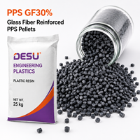 Granulés de plastique technique PPS 30%GF30 à haute dureté et rigidité, qualité moulage par injection, pour applications automobiles et de gestion de l'eau, directement de l'usine
