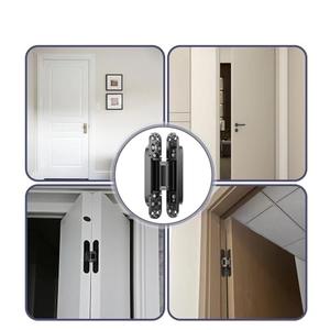 ALDヘビーデューティー180度隠しヒンジ亜鉛合金インビジブルクロスヒンジヘビーデューティー3D調整可能隠しドアヒンジ - Product Image 6