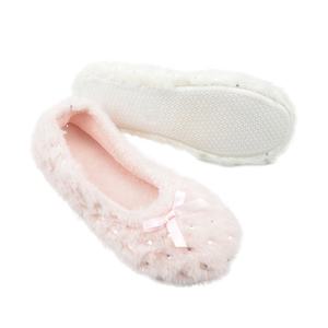 Zapatos planos de piel de felpa con punta redonda para mujer, zapatillas de Ballet informales, sin cordones, novedad, venta al por mayor <span class=keywords><strong>en</strong></span> línea - Product Image 2